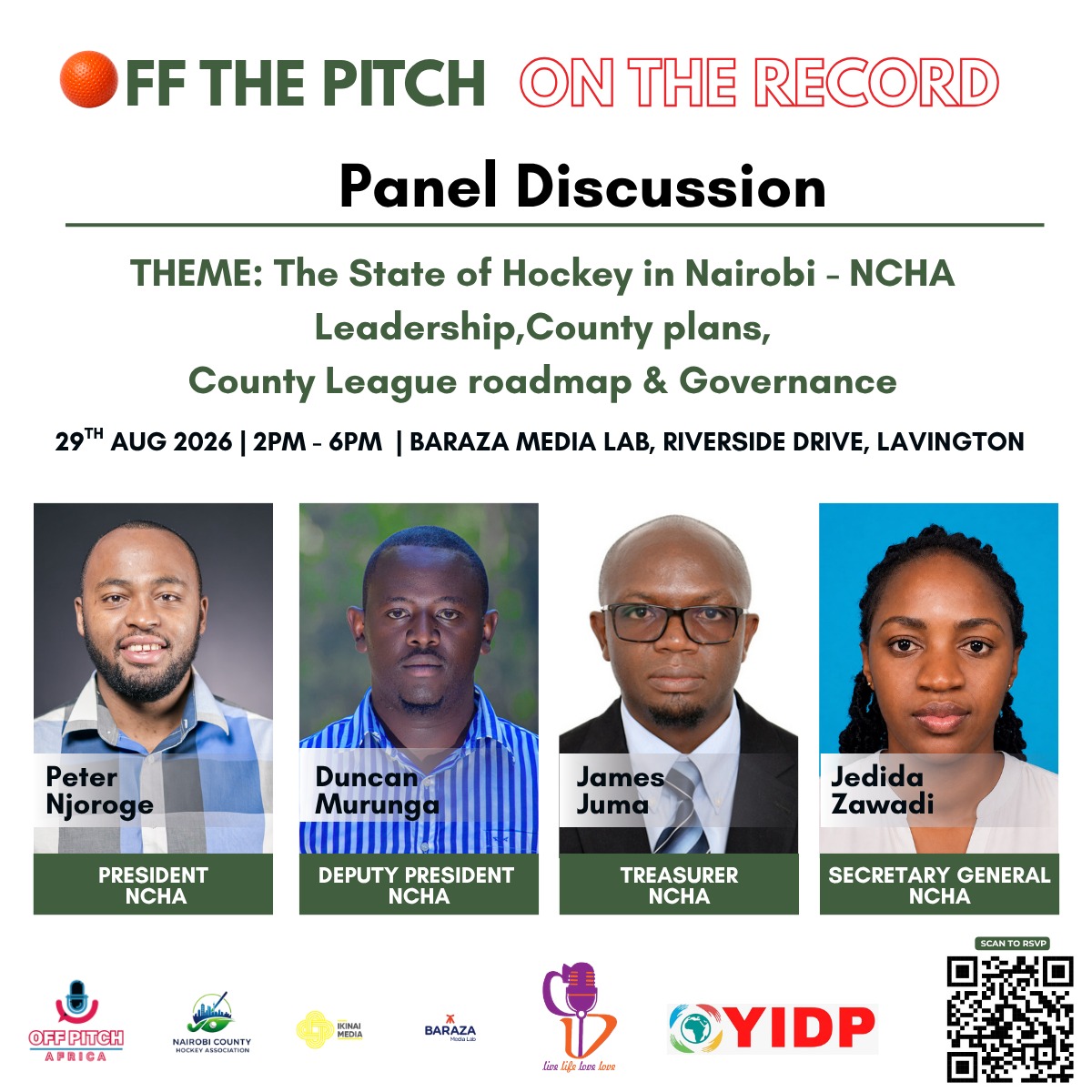 Panel overview card for The State of Hockey in Nairobi