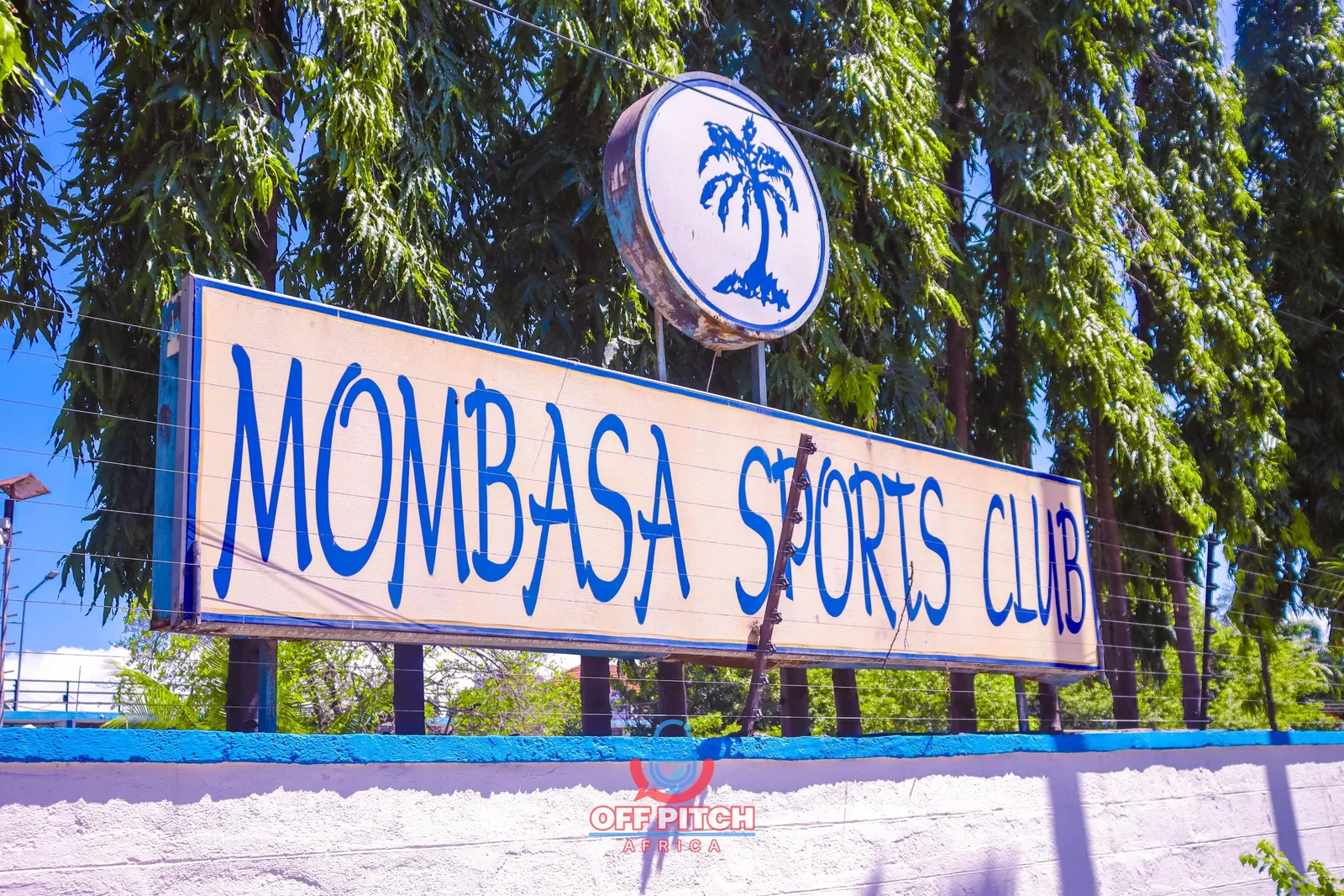 The Mombasa Sports Club signboard
